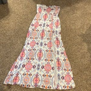 Miss Holly High Slit Dress
